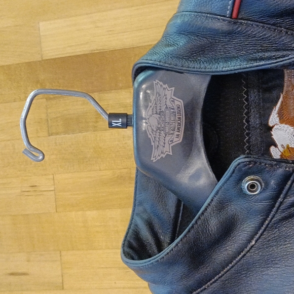 Harley-Davidson Authentic Heavyweight Leather Riding Jacket. - Picture 16 of 16